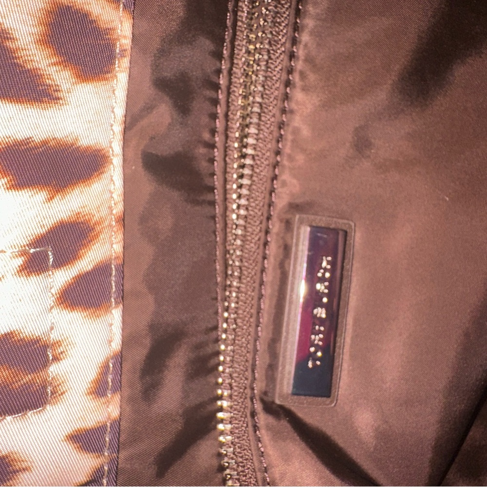 Tory Burch Leopard Print Tote with Chain Handles - Picture 13 of 13